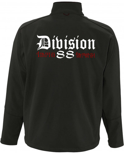 Bestickte Herren Softshell Jacke "3 Lagen" (Division 88 Runen)