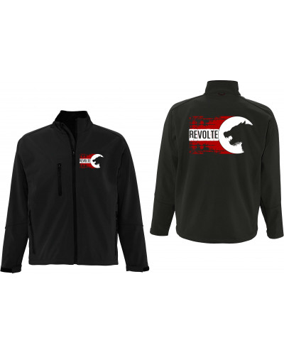 Bestickte Herren Softshell Jacke "3 Lagen" (H8-Front)