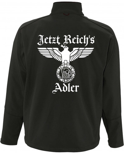 Bestickte Herren Softshell Jacke "3 Lagen" (Jetzt Reichs Adler)