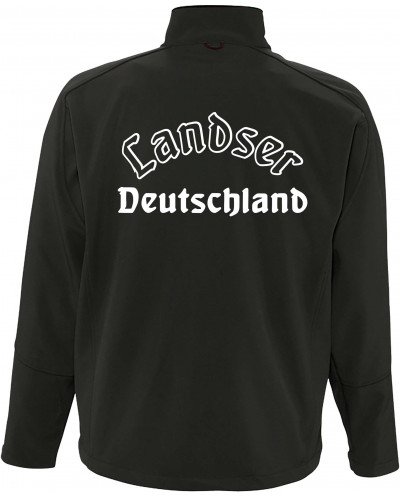 Bestickte Herren Softshell Jacke "3 Lagen" (Landser Deutschland)