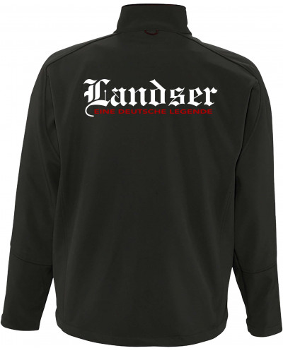 Bestickte Herren Softshell Jacke "3 Lagen" (Landser, eine deutsche legende)