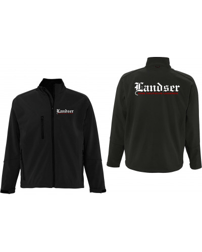 Bestickte Herren Softshell Jacke "3 Lagen" (Landser, eine deutsche legende)