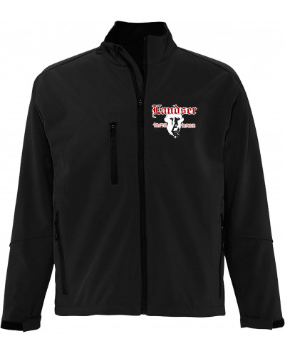 Bestickte Herren Softshell Jacke "3 Lagen" (Landser, Soldat)