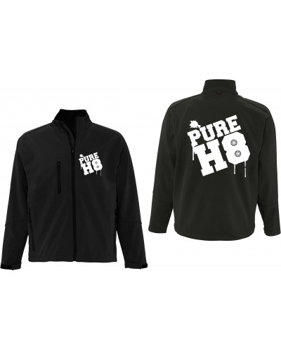 Bestickte Herren Softshell Jacke "3 Lagen" (Pure H8)