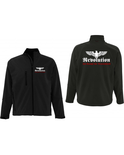 Bestickte Herren Softshell Jacke "3 Lagen" (Revolution Deutschland)