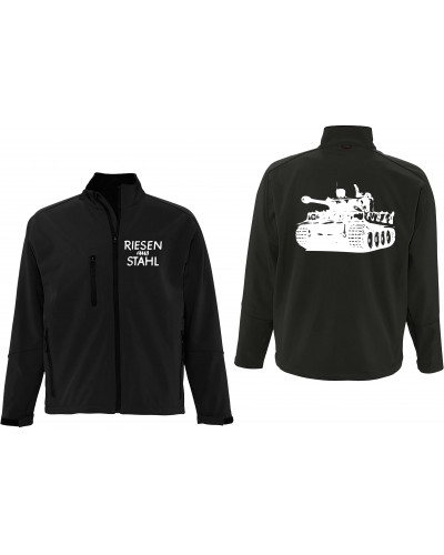 Bestickte Herren Softshell Jacke "3 Lagen" (Riesen aus Stahl)