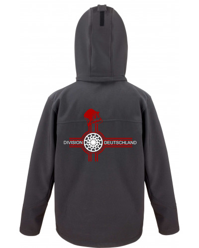 Bestickte Herren Softshell Kapuzenjacke (Divison Deutschland)
