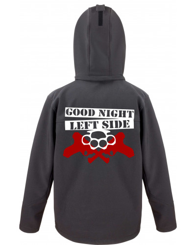 Bestickte Herren Softshell Kapuzenjacke (GNLS, Schlagring)