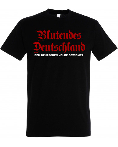 Herren T-Shirt (Blutendes Deutschland)