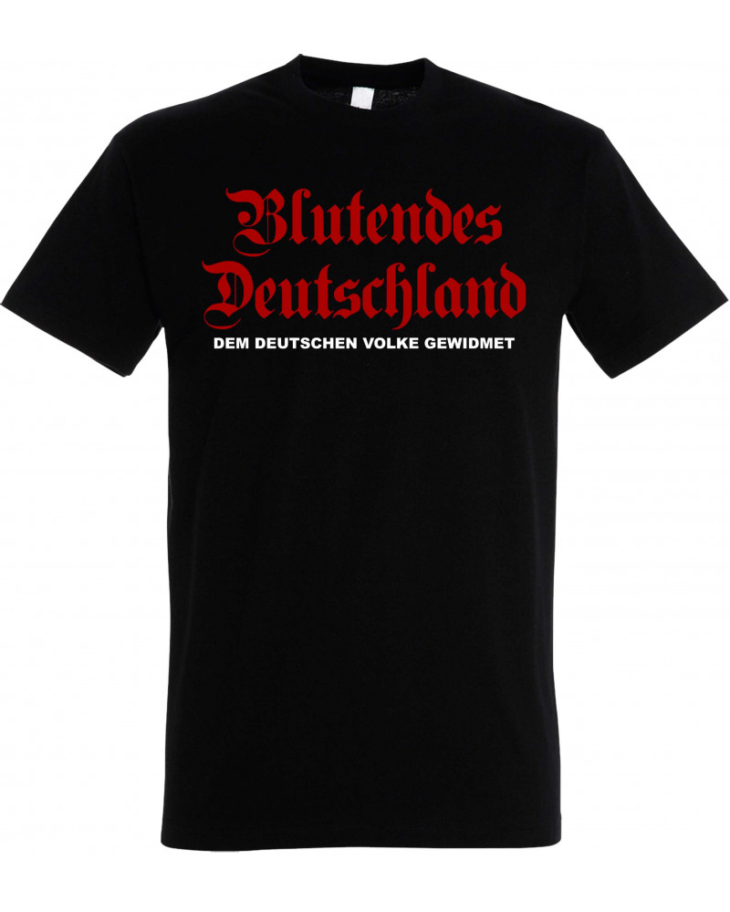 Herren T-Shirt (Blutendes Deutschland)