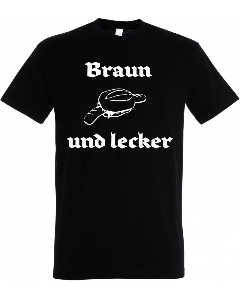 Herren T-Shirt (Braun und lecker)