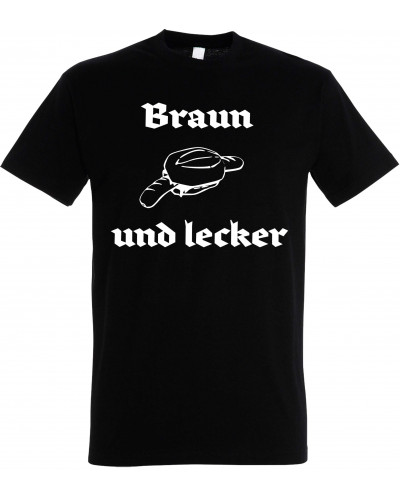 Herren T-Shirt (Braun und lecker)