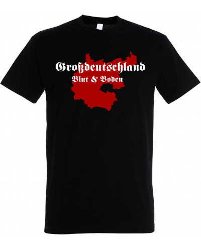 Herren T-Shirt (Großdeutschland Blut&Boden)