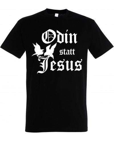 Herren T-Shirt (Odin statt Jesus)