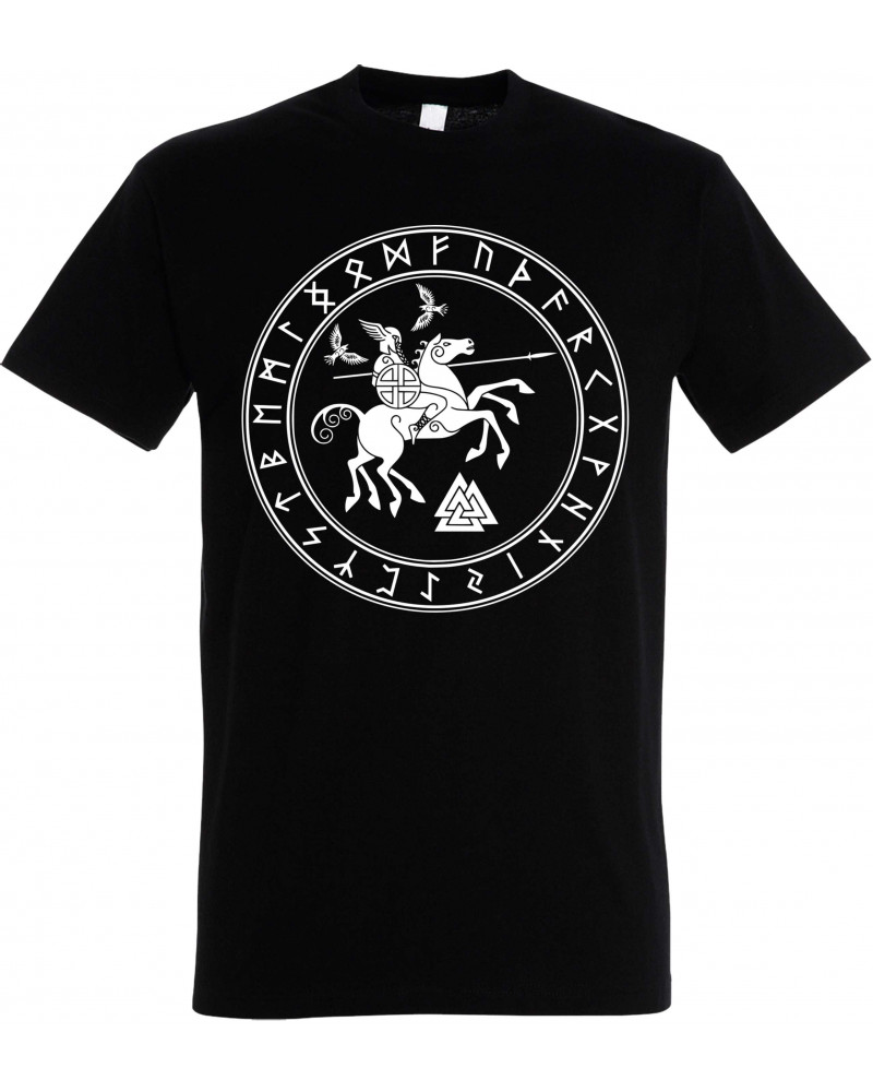 Herren T-Shirt (Odin und Sleipnir)