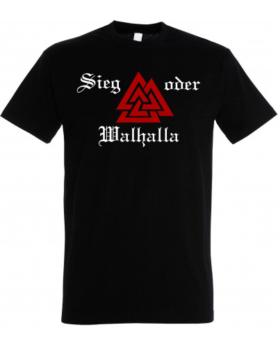 Herren T-Shirt (Sieg oder Walhalla)