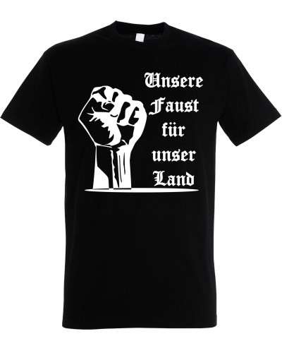 Herren T-Shirt (Unsere Faust für unser Land)