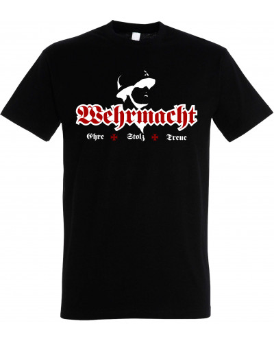 Herren T-Shirt (Wehrmacht, ehre stolz treue)