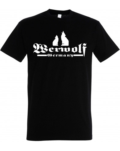 Herren T-Shirt (Werwolf Germany mit Wolf)