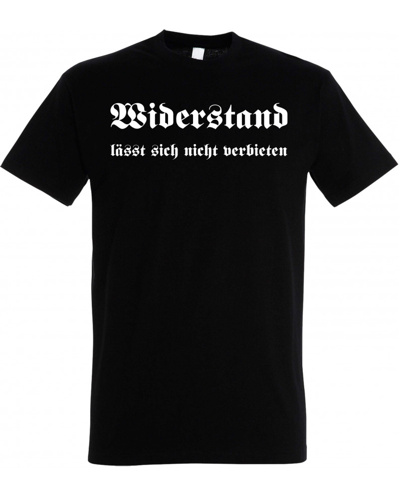 Herren T-Shirt (Widerstand lässt sich nicht verbieten)