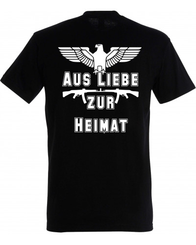 Herren T-Shirt (Aus liebe zur Heimat)