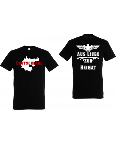 Herren T-Shirt (Aus liebe zur Heimat)