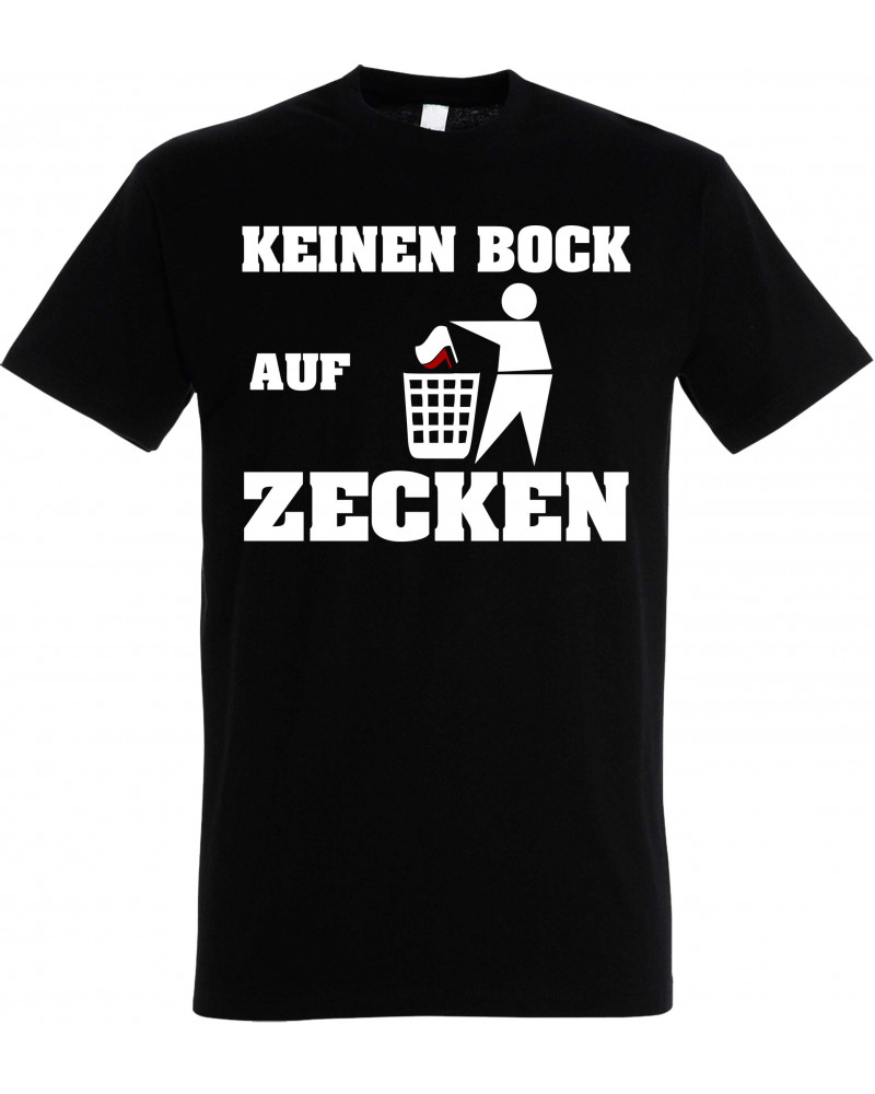 Herren T-Shirt (Keinen Bock auf Zecken)