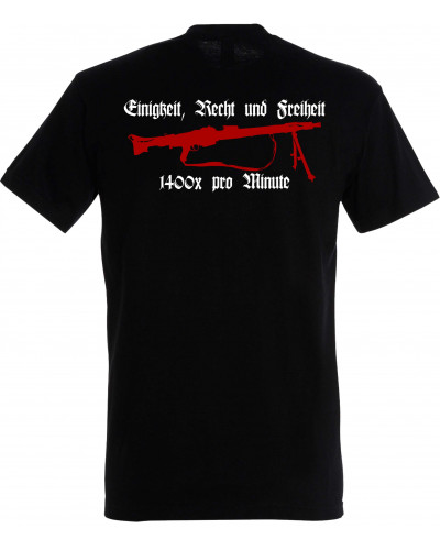 Herren T-Shirt (Mg42 Einigkeit, Recht und Freiheit)