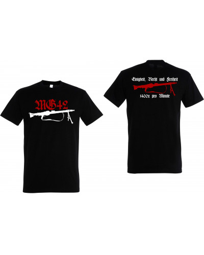 Herren T-Shirt (Mg42 Einigkeit, Recht und Freiheit)