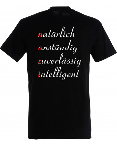 Herren T-Shirt (Nazi, natürlich anständig)