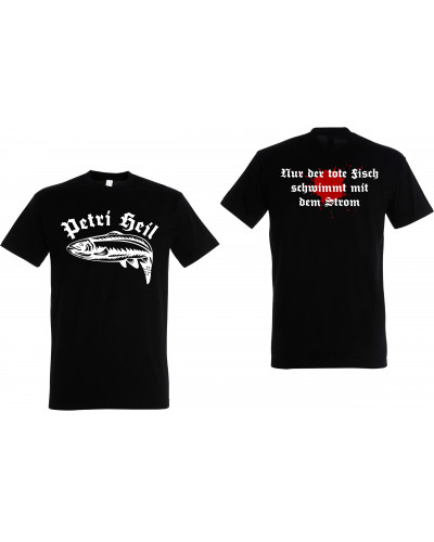 Herren T-Shirt (Petri Heil)