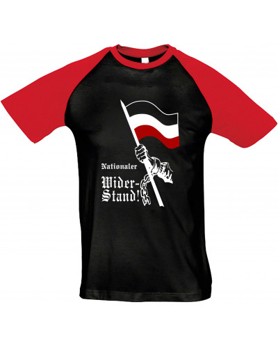 Herren T-Shirt "Bragi" (Nationaler Widerstand, Fahne)