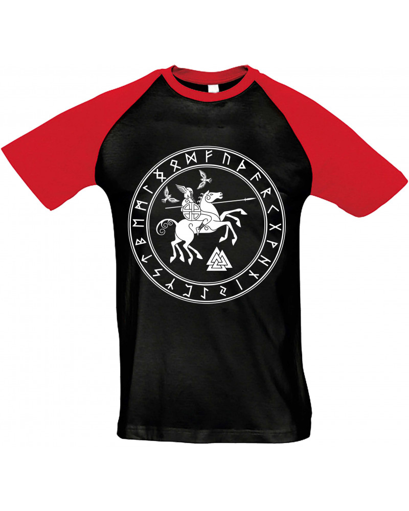 Herren T-Shirt "Bragi" (Odin und Sleipnir)