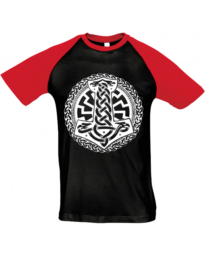 Herren T-Shirt "Bragi" (Schwarze Sonne, Thorhammer)