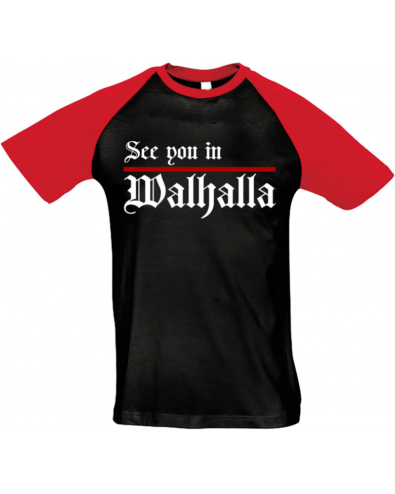 Herren T-Shirt "Bragi" (See you in Walhalla, Strich)