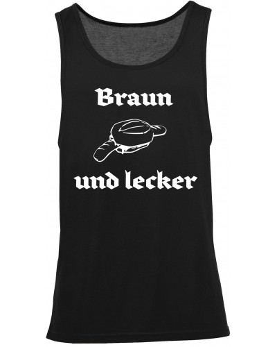 Herren Tanktop "Sport" (Braun und lecker)