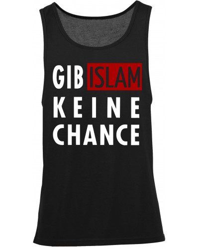 Herren Tanktop "Sport" (Gib Islam keine Chance)