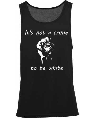 Herren Tanktop "Sport" (Its not a crime to be white)