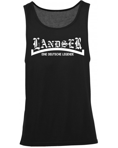 Herren Tanktop "Sport" (Landser, weiß)