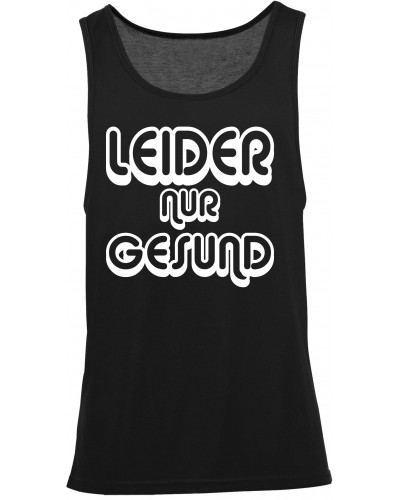 Herren Tanktop "Sport" (Leider nur Gesund)