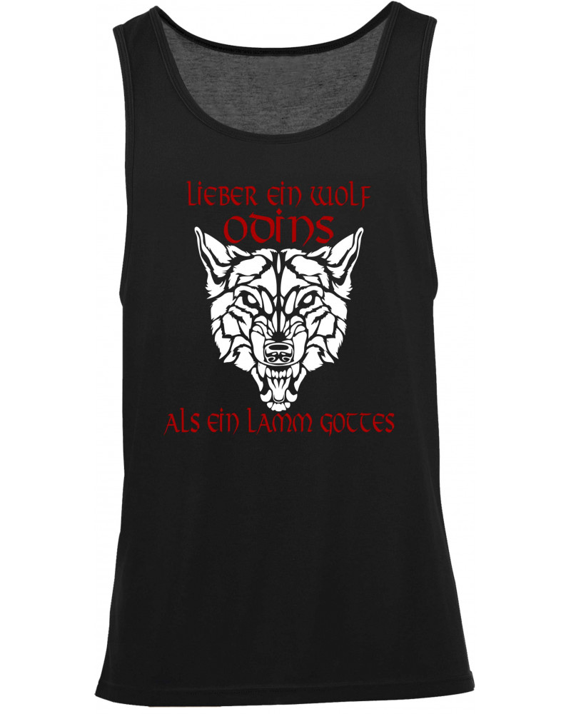 Herren Tanktop "Sport" (Lieber ein Wolf Odins als ein Lamm Gottes)