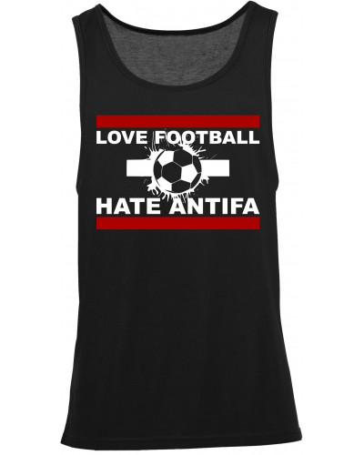 Herren Tanktop "Sport" (Love Football hate Antifa)
