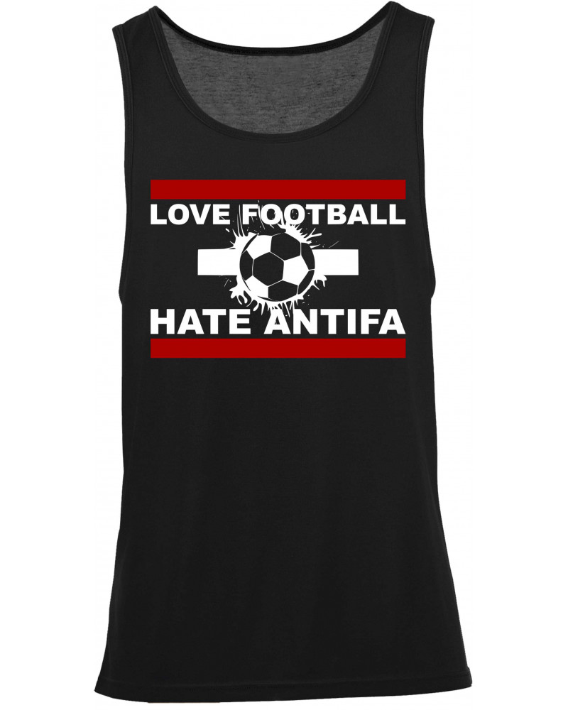 Herren Tanktop "Sport" (Love Football hate Antifa)