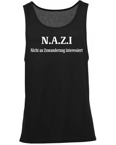 Herren Tanktop "Sport" (Nazi nicht an Zuwanderung interessiert)
