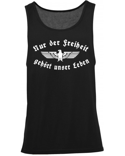 Herren Tanktop "Sport" (Nur der Freiheit gehört unser Leben)