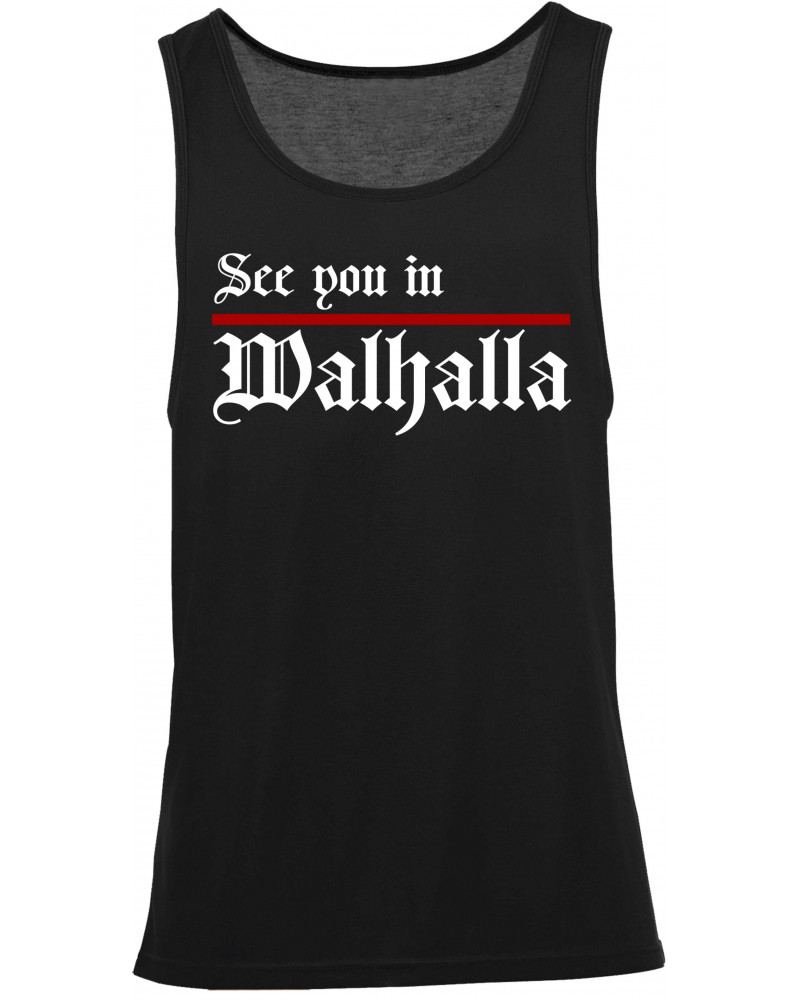 Herren Tanktop "Sport" (See you in Walhalla, Strich)