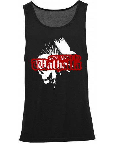 Herren Tanktop "Sport" (See you in Walhalla, Totenkopf)