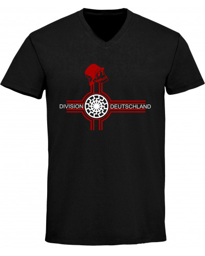 Herren V-Ausschnitt T-Shirt (Divison Deutschland)