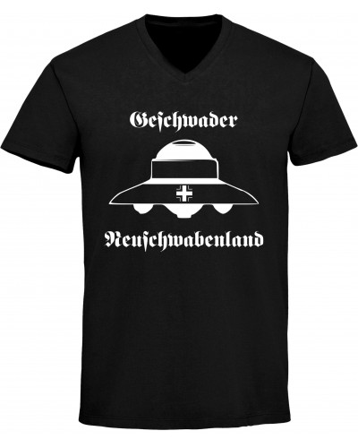 Herren V-Ausschnitt T-Shirt (Geschwader Neuschwabenland)