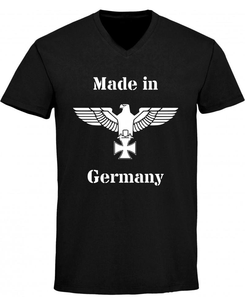 Herren V-Ausschnitt T-Shirt (Made in Germany)